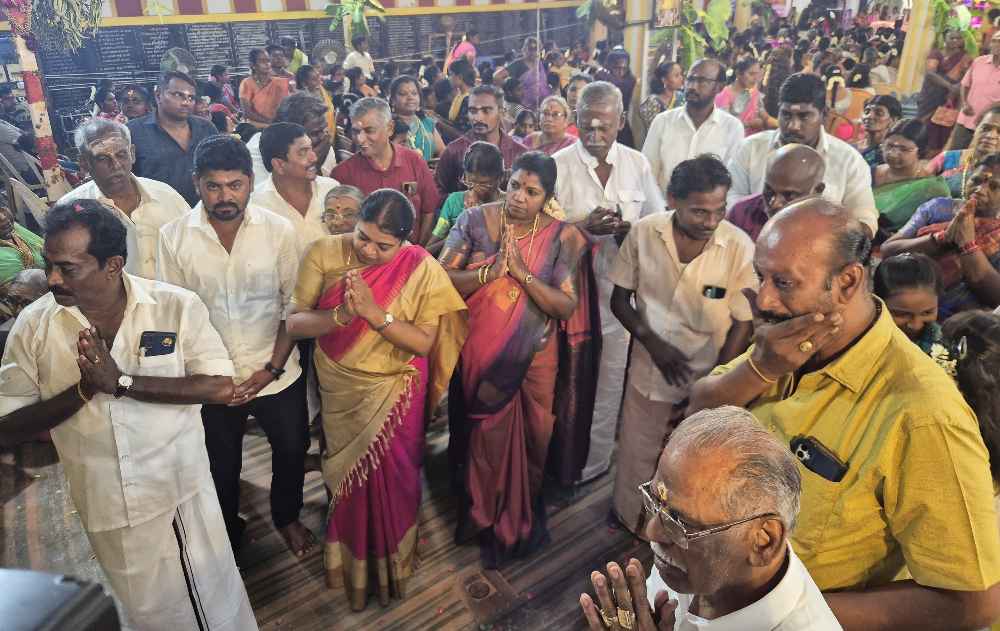 திமுக ஆட்சிதான் இந்துக்களுக்கு பொற்காலம் தூத்துக்குடி சண்முகபுரம் கோவில் தசரா விழாவில் அமைச்சர் கீதாஜீவன் பேசினார்